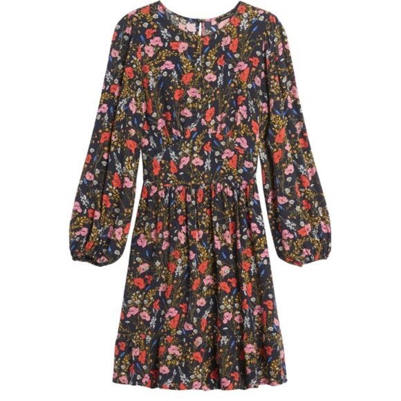 Banana Republic floral keyhole dress NWOT - Picture 1 of 10